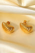 Shell Shore Spiral Stud Earrings - Mulberry Skies
