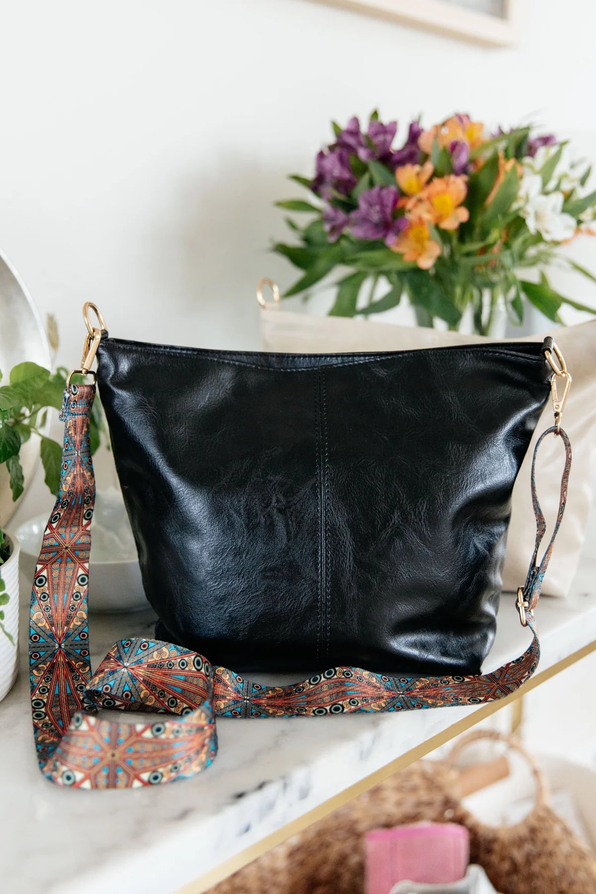 The Real Deal Tote Set - Mulberry Skies