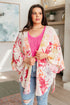 Vacay Season Bell Sleeve Kimono - Mulberry Skies