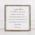 Wood Framed Grandma Sign-Mulberry Skies