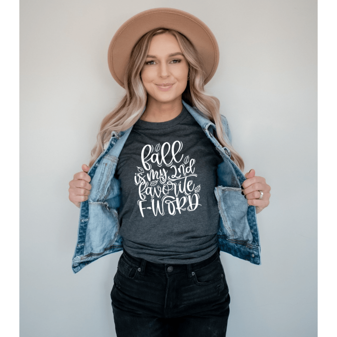 Fall Is My Favorite F Word Graphic Tee - Mulberry Skies