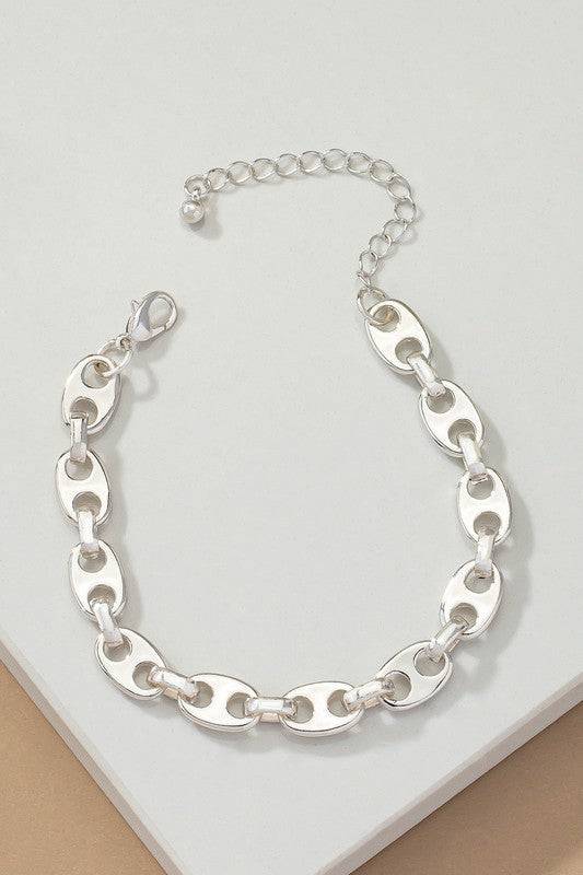 Chunky Marina Chain Bracelet-Mulberry Skies