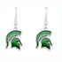 Michigan State Spartans Earrings-Mulberry Skies