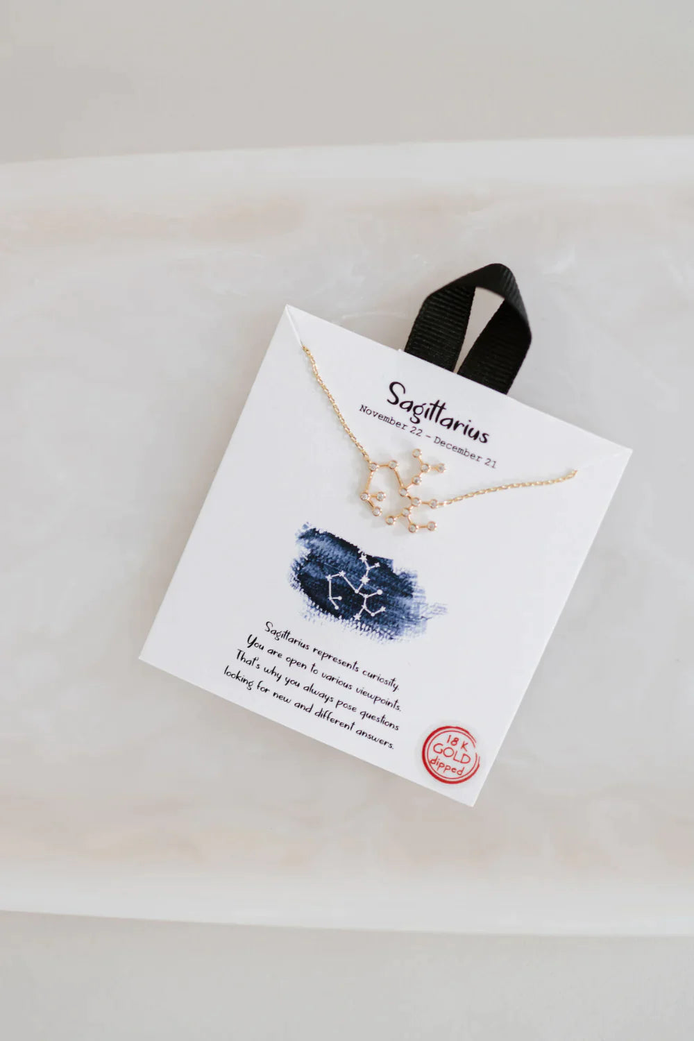 Dainty Zodiac Constellation Necklace - Mulberry Skies