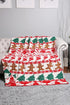 Christmas Holiday Reversible Throw Blanket - Mulberry Skies