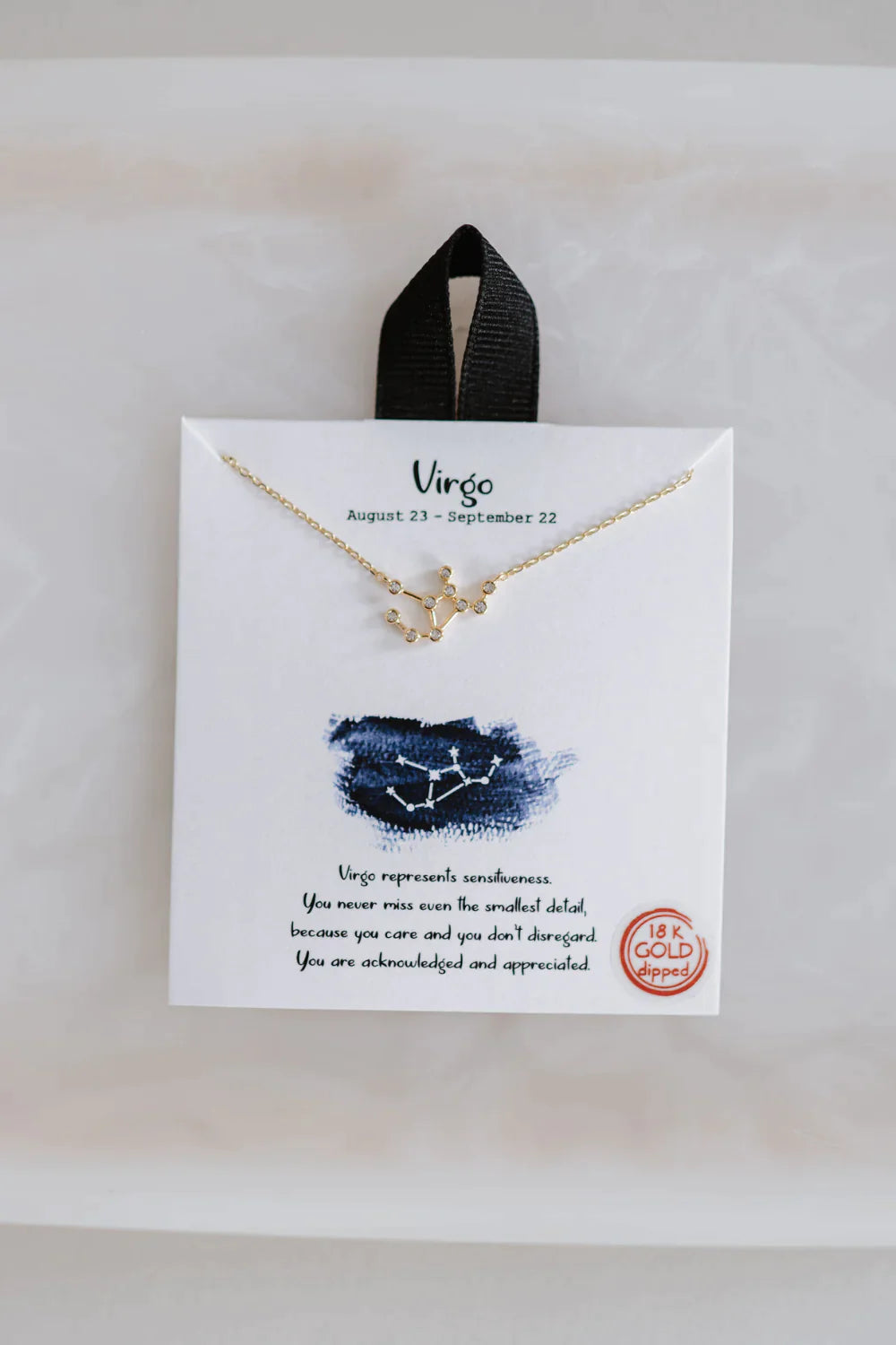 Dainty Zodiac Constellation Necklace - Mulberry Skies