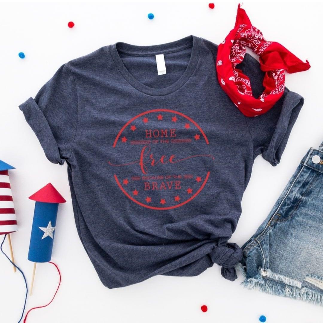 4th of July Graphic Tee - Mulberry Skies