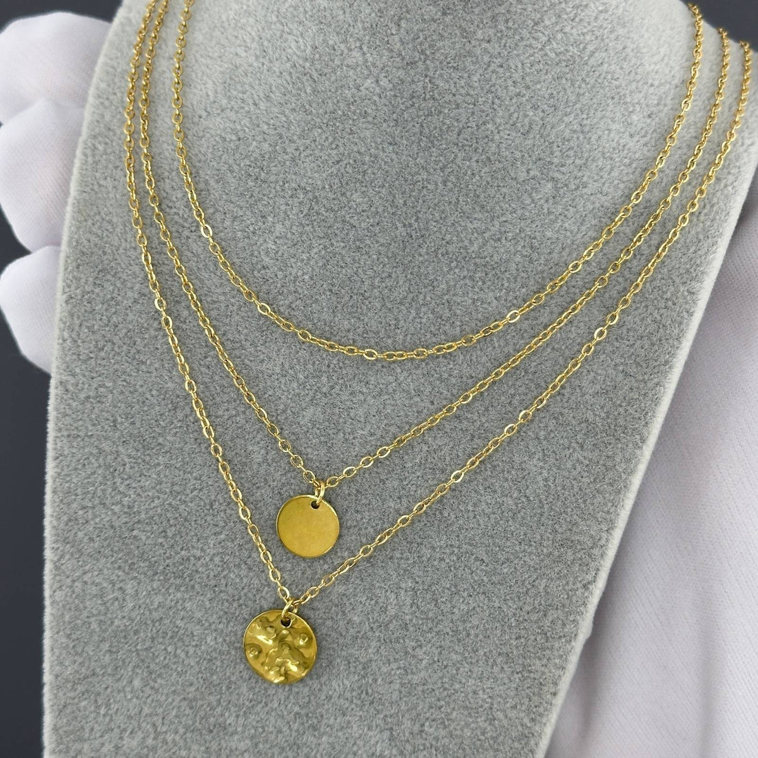 18K Gold-plated Stainless-steel Necklace 87135-0