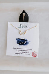 Dainty Zodiac Constellation Necklace - Mulberry Skies