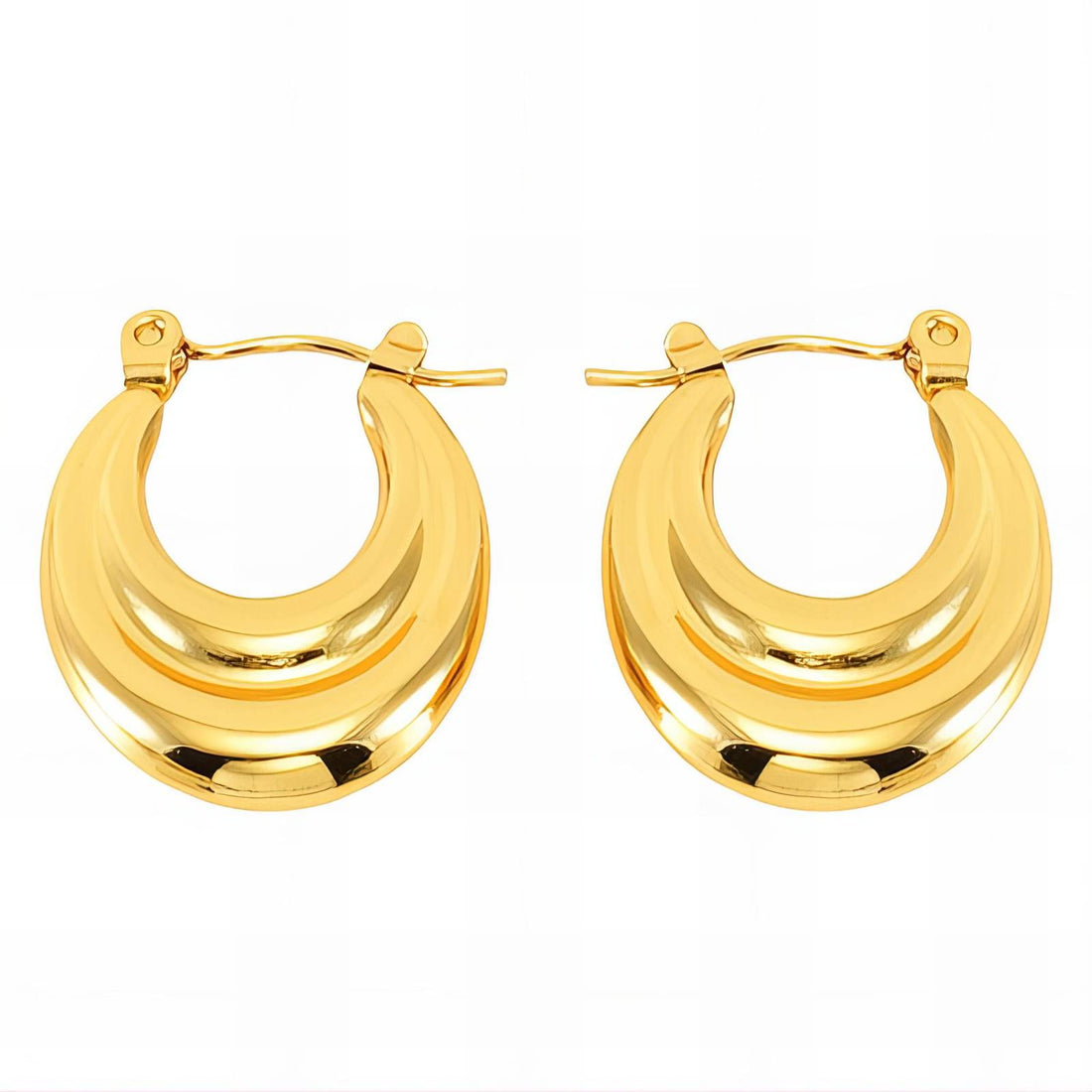 18K gold-plated Stainless-steel earrings 89344-0