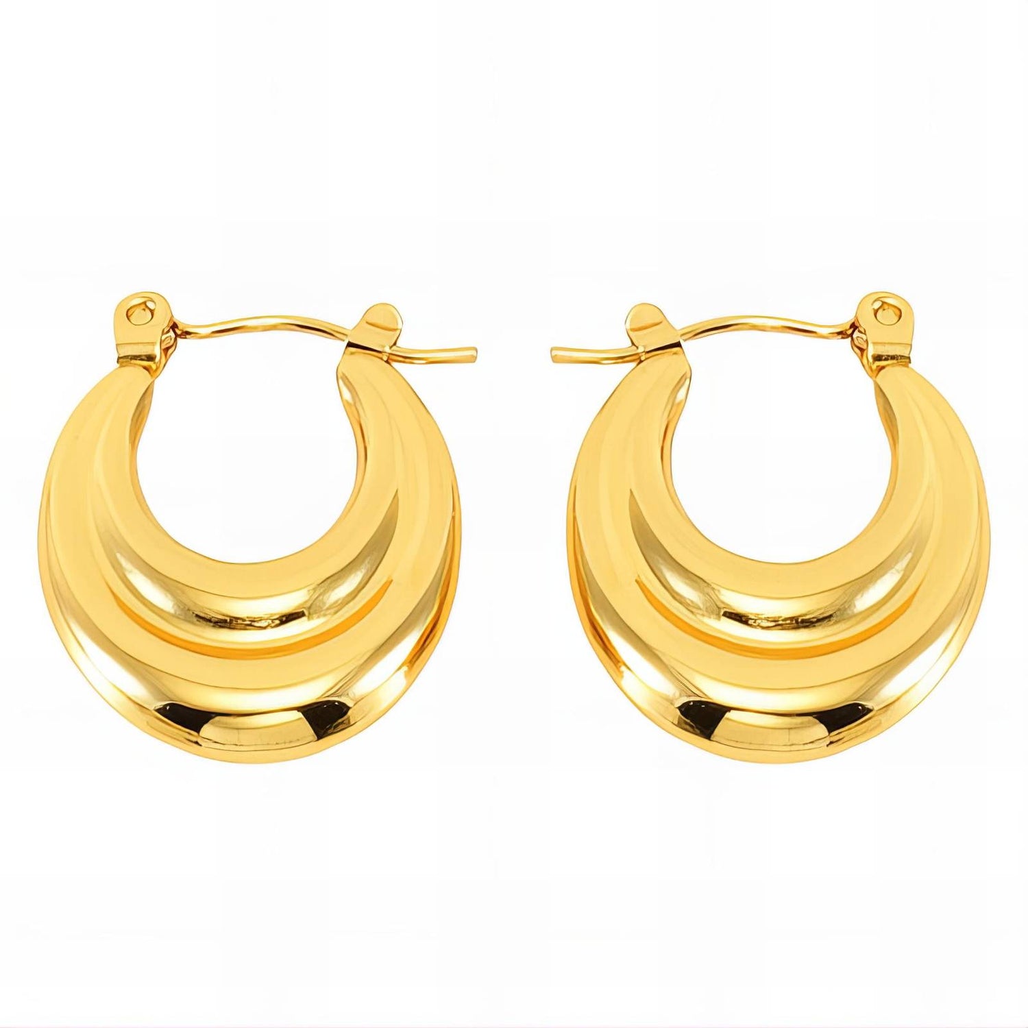 18K gold-plated Stainless-steel earrings 89344-0