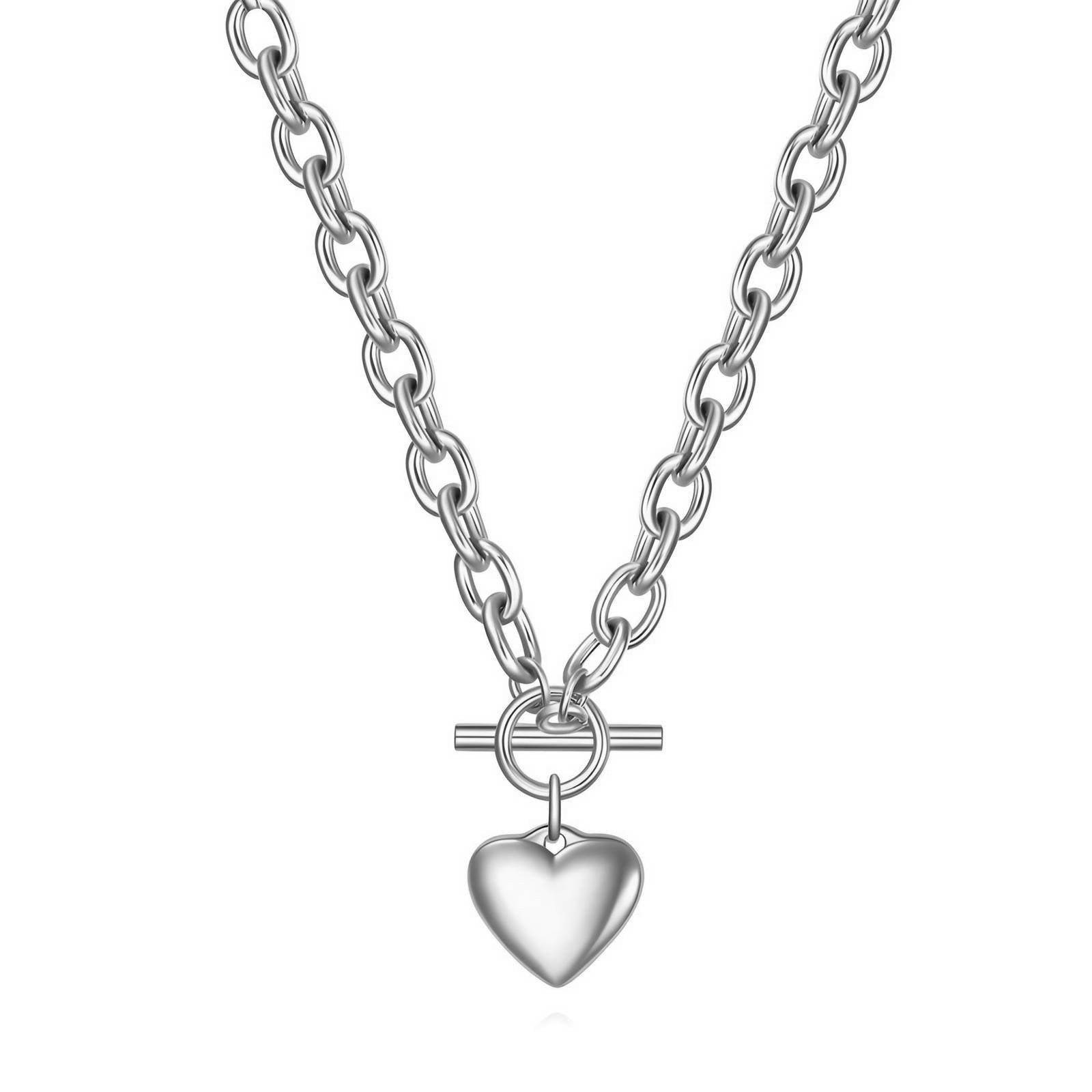 Stainless Steel Heart Necklace