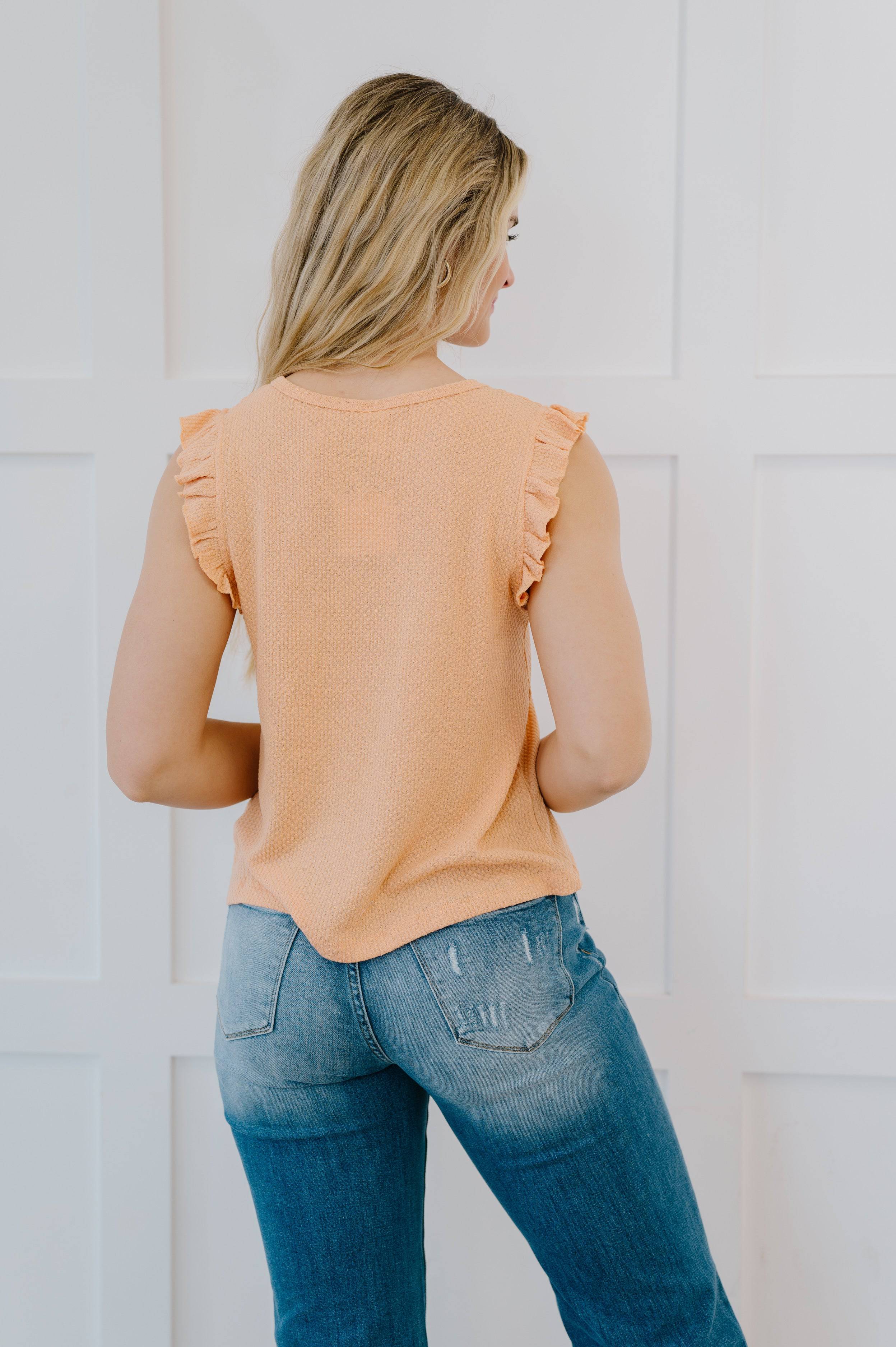 Call Me Darling Ruffle Sleeve Tank