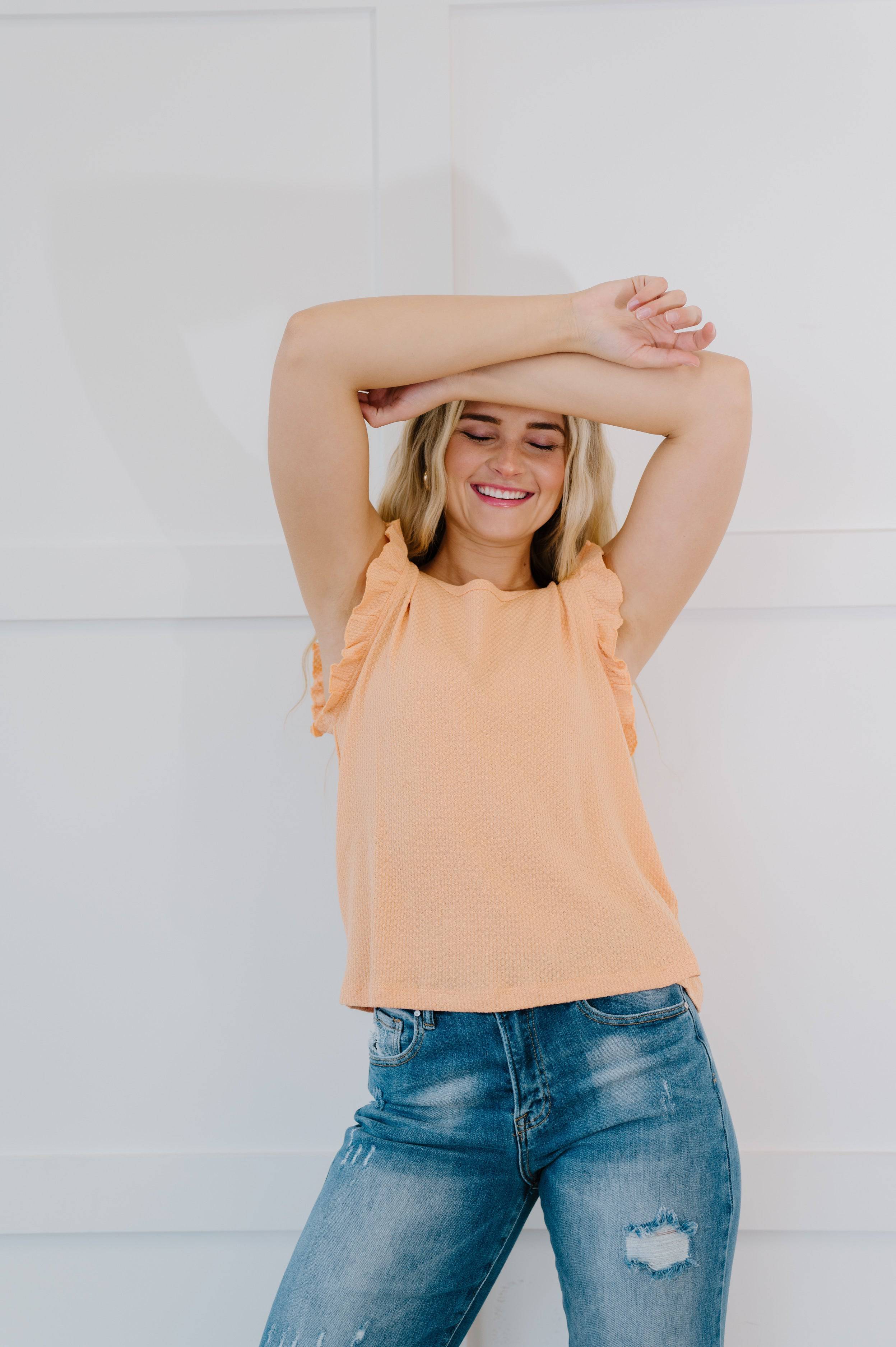 Call Me Darling Ruffle Sleeve Tank