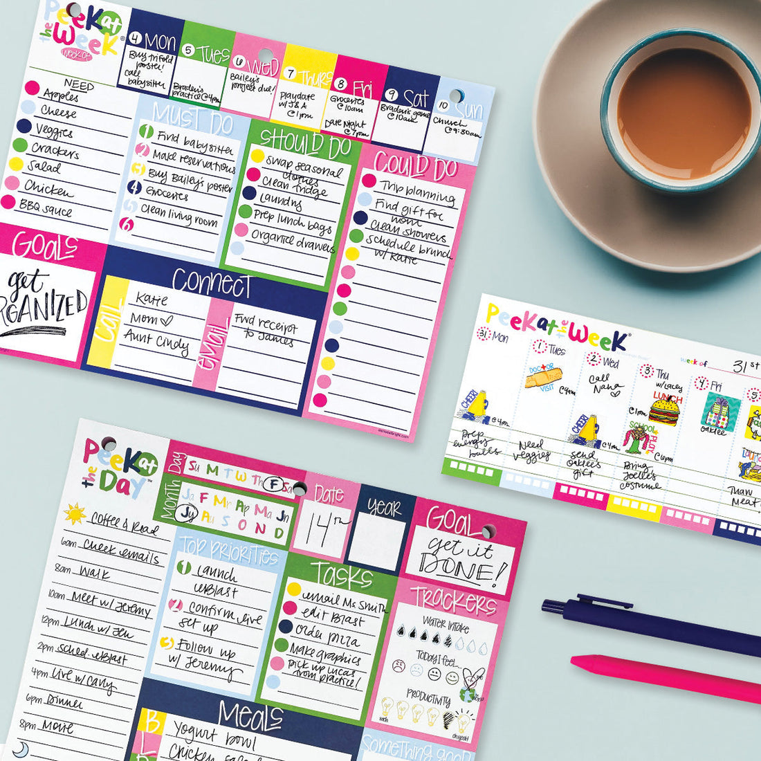 NEW! Plan Your Way Bundle | Daily &amp; Weekly Planner Pads