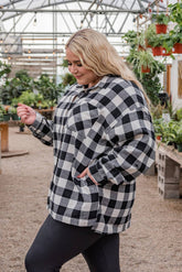 Winter Wonder Buffalo Plaid Top - Mulberry Skies
