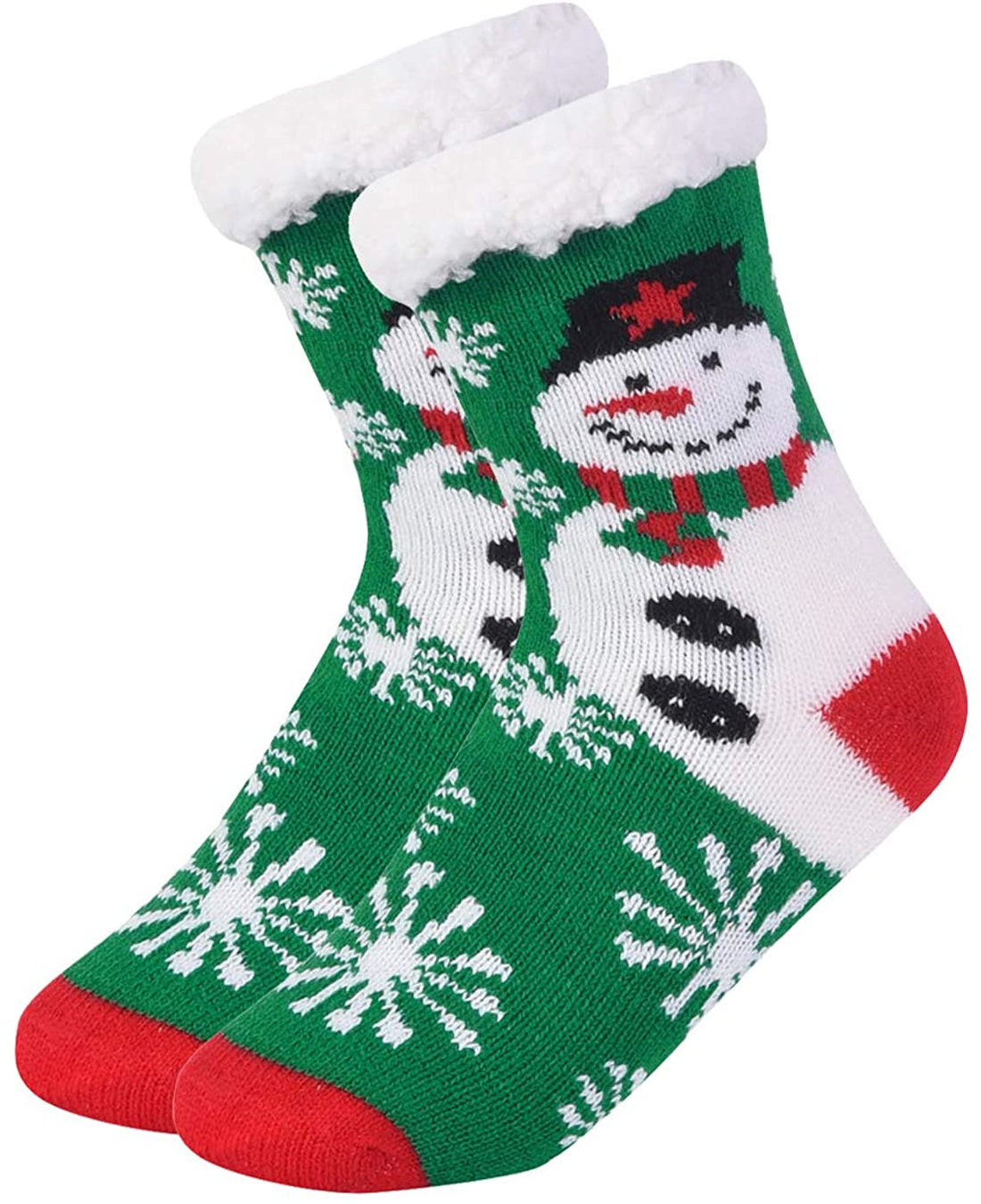 DOORBUSTER Deal - Snowman Sherpa Lined Socks
