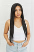13*2" Long Lace Front Straight Synthetic Wigs 26" Long 150% Density - Mulberry Skies