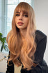 Full Machine Long Wave Synthetic Wigs 24&