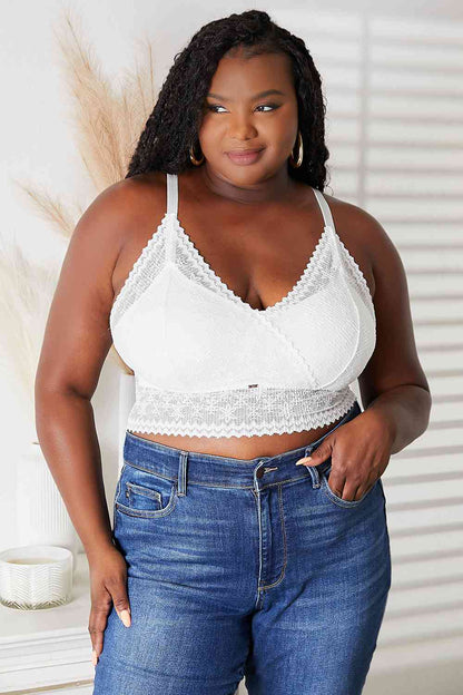JadyK Lace Bralette White - Mulberry Skies