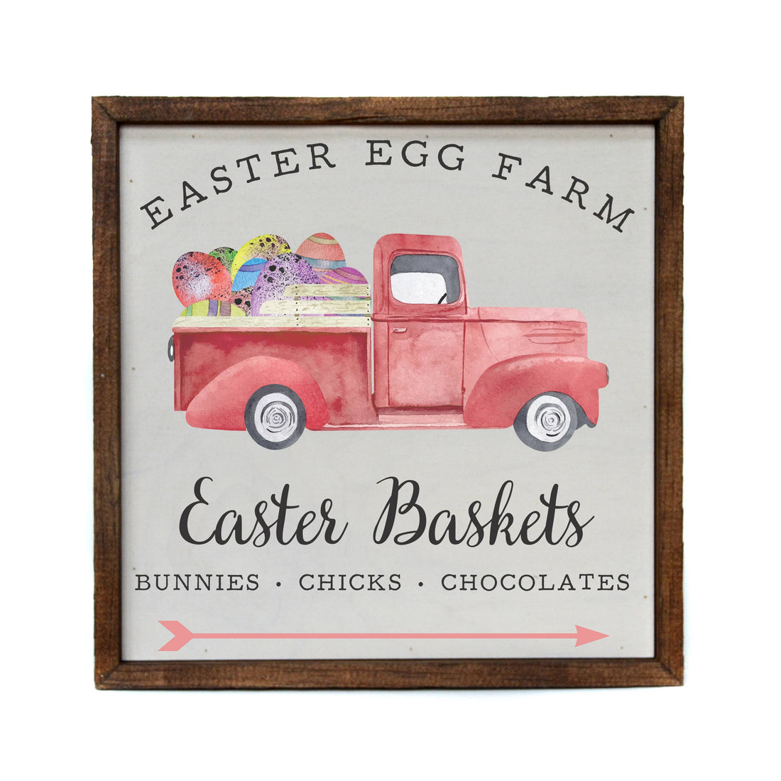 Easter Baskets Truck Spring Sign - Easter Décor-Mulberry Skies