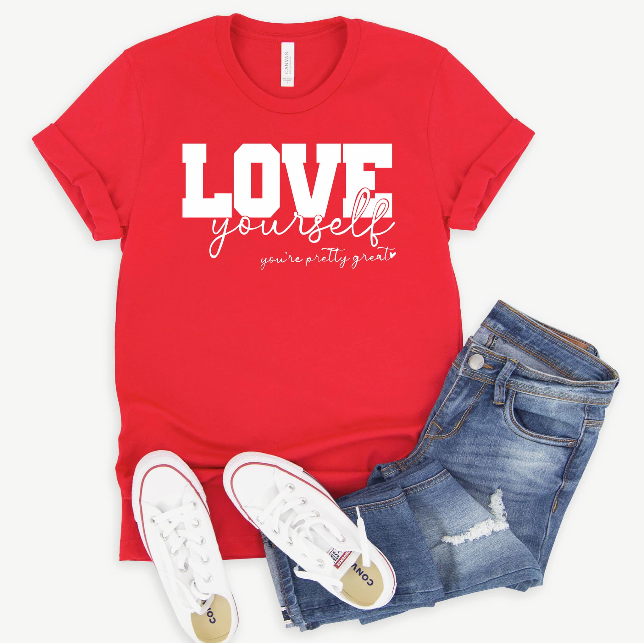 Love Yourself   Graphic Tee/Sweatshirt options - Mulberry Skies