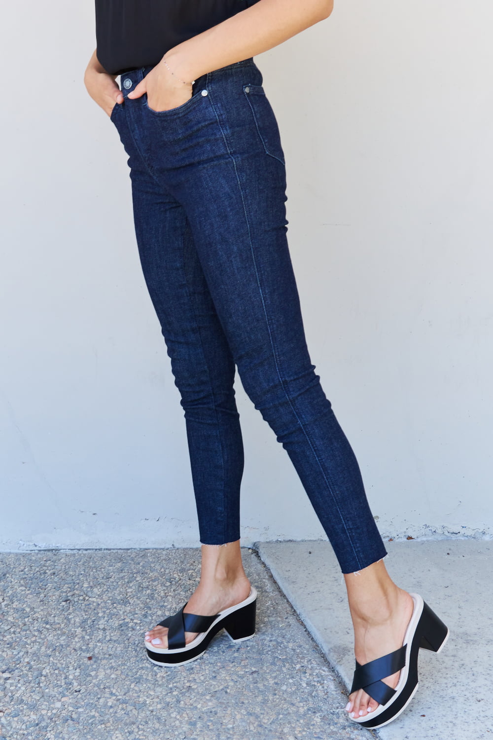 Judy Blue Esme High Waist Skinny Jeans - Mulberry Skies