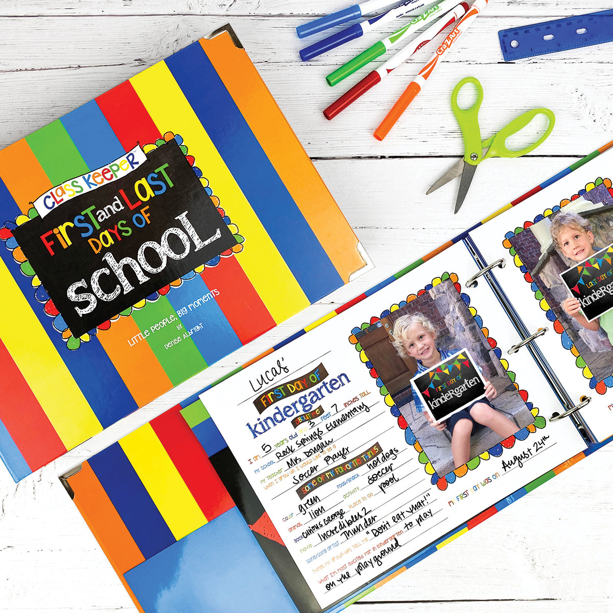 Class Keeper® Easiest School Days Memory Book | (2) Styles - Mulberry Skies