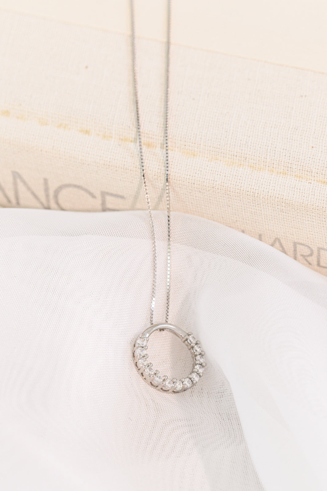 Forever Yours Sterling Silver Necklace - Mulberry Skies