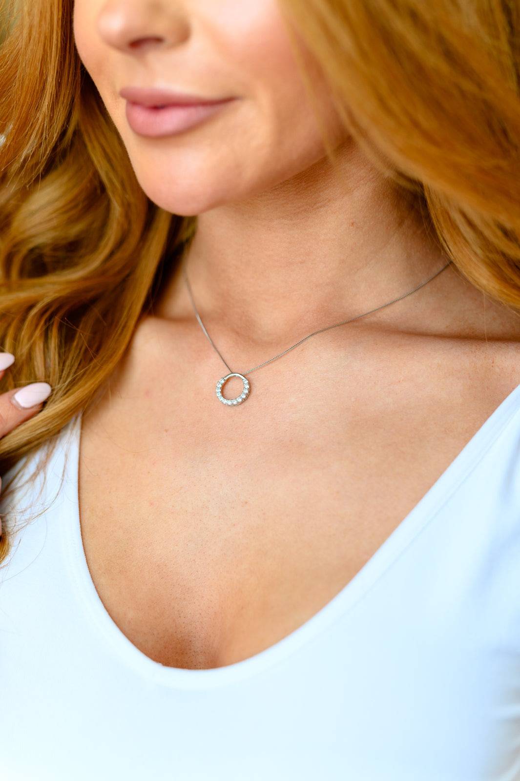 Forever Yours Sterling Silver Necklace - Mulberry Skies