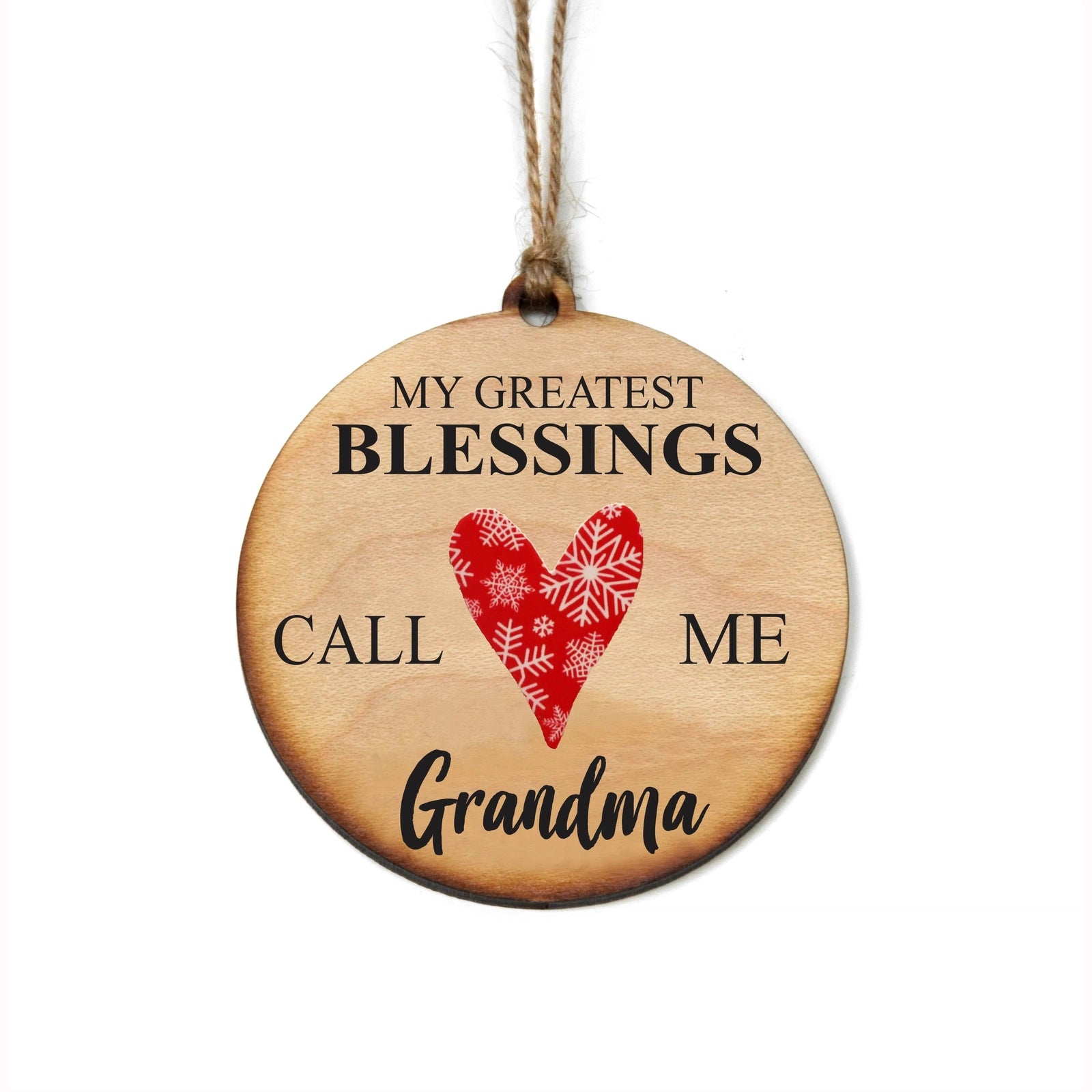 Grandma Wooden Christmas Ornament-Mulberry Skies