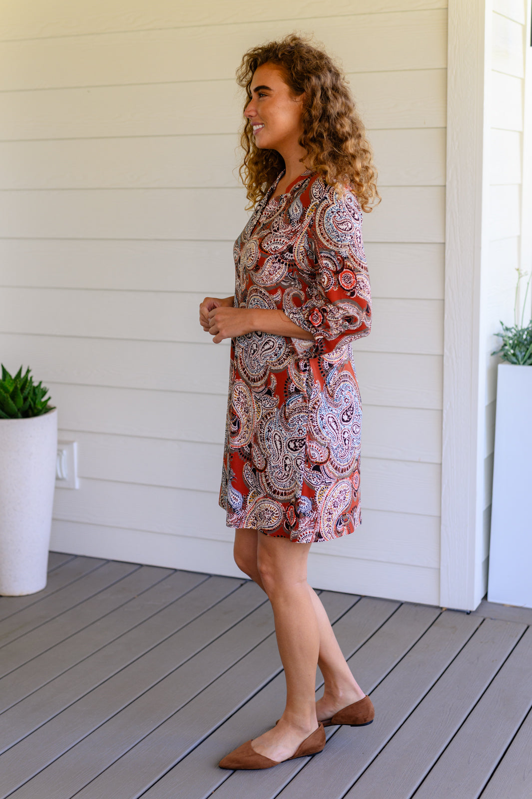 Precisely Why Paisley Dress - Mulberry Skies