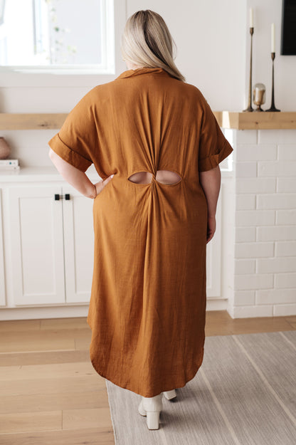 Sure to Be Great Shirt Dress - Mulberry Skies
