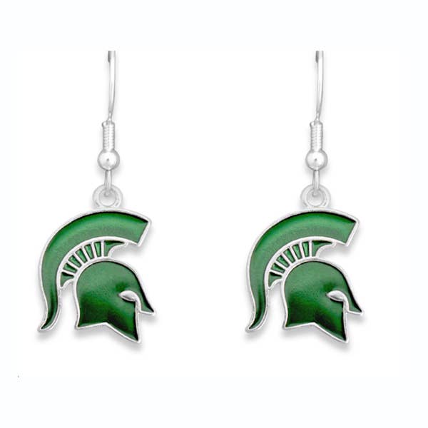 Michigan State Spartans Earrings-Mulberry Skies