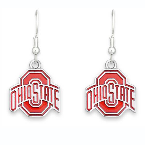 Ohio State Buckeyes Earrings-Mulberry Skies