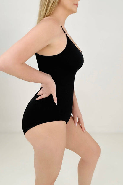 FawnFit Power Smoothing Shapewear Bodysuit - Mulberry Skies