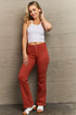 Judy Blue Olivia Full Size Mid Rise Slim Bootcut Jeans - Mulberry Skies