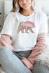 Floral Mama Bear Graphic Tee - Mulberry Skies