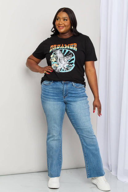 DREAMER Graphic T-Shirt-Mulberry Skies